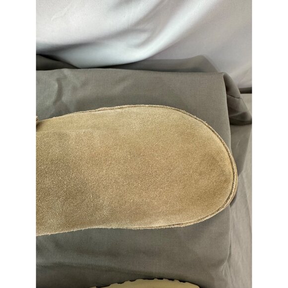 UGG Beige Goldenrod Suede Slip-On Adjustable Strap Clog Womens Shoes Size 7 - Picture 10 of 15